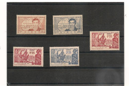 NIGER 1939 N° 64/68* - Unused Stamps