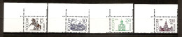 RUSSIA 1992●Definitives Coated Paper●11 1/2:11 3/4●●Freimarken Glanzpapier●Eckrand●Mi 278IAv-81IAv MNH - Unused Stamps