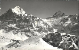 12022965 Grindelwald Skilift First Oberjoch Wetterhorn Schreckhorn Wintersportpl - Autres & Non Classés