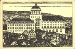 12020785 Zuerich Einweihung Neue Universitaet Kuenstler E. Bollmann Zuerich - Other & Unclassified