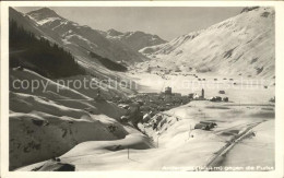 12019925 Andermatt Winterpanorama Gegen Die Furka Andermatt - Altri & Non Classificati