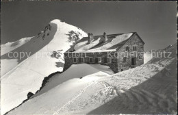 12019915 Saas-Fee Britanniahuette Kleines Allalinhorn Walliser Alpen Saas-Fee - Autres & Non Classés