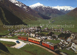 12016975 Andermatt Mit Oberalpbahn Andermatt - Andere & Zonder Classificatie