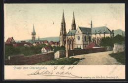 CPA Oberehnheim, Vue Sur L'Église  - Sonstige & Ohne Zuordnung