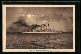 AK S. M. S. Schleswig-Holstein Auf Dem Wasser  - Warships