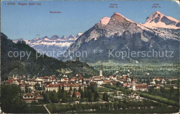 12015815 Bad Ragaz Panorama Mit Churfirsten Gonzen Alvier Appenzeller Alpen Bad  - Altri & Non Classificati