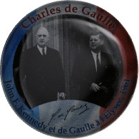 France, Jeton, Charles De Gaulle, J.F. Kennedy & De Gaulle à L'Élysée - Otros & Sin Clasificación