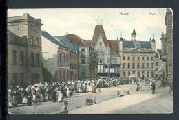 AK Neuss 1908 Markttag Vor Rathaus, Coloriert (PK0316 - Other & Unclassified