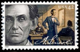 Etats-Unis / United States (Scott No.4381 - Abraham Lincoln) (o) - Usati