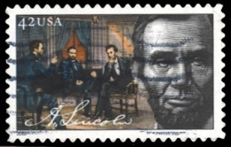 Etats-Unis / United States (Scott No.4383 - Abraham Lincoln) (o) - Gebruikt