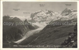 12010425 Schwarzsee Zermatt VS Blick Auf Gornergletscher Alpenpanorama Zermatt - Autres & Non Classés