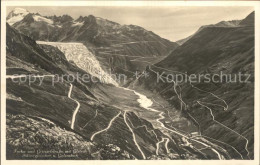 12009225 Furka Grimselstrasse Gletsch Rhonegletscher Galenstock Gebirgspass Furk - Sonstige & Ohne Zuordnung