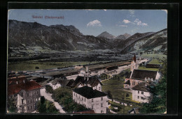 AK Selztal (Steiermark), Ortsansicht Mit Bahnhof  - Autres & Non Classés