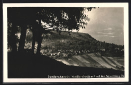 AK Sondershausen / Thüringen, Wolffersdorffbank Mit Dem Frauenberg  - Sondershausen