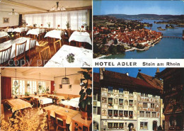 12001265 Stein Rhein Fliegeraufnahme Hotel Adler Gastraeume Stein Am Rhein - Autres & Non Classés