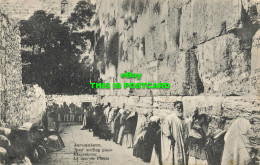 R602490 Jerusalem. Jews Wailing Place. No. 114. Fr. Vester - Monde