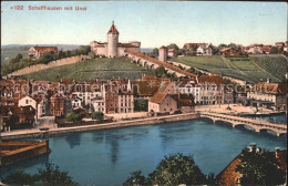 11962325 Schaffhausen SH Mit Festung Munot Wahrzeichen Rhein Bruecke Schaffhause - Autres & Non Classés