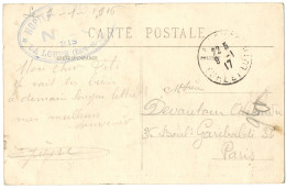 EURE ET LOIR CP 1916 LA LOUPE FM HOPITAL BENEVOLE DE LA LOUPE - WW I