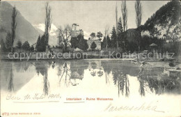 11962255 Interlaken BE Burg Ruine Weissenau Interlaken - Autres & Non Classés