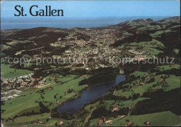 11958855 St Gallen SG Fliegeraufnahme Guebensee Bodensee  St. Gallen - Autres & Non Classés