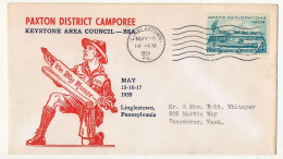 Etats Unis => Enveloppe - Artic Explorations 1909 - Paxton District Camporee - 1959 - Cartas & Documentos