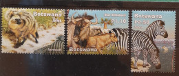 Botswana 2002 Wildtiere Mi 766/70** Im Angebot Nur Die 3v Säuger - Botswana (1966-...)