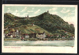 AK Königswinter, Panorama Vom Rhein Aus Gesehen  - Königswinter