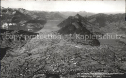 11900035 Vierwaldstaettersee SZ Fliegeraufnahme Mit Rigi Pilatus Gr. Mythen Schw - Andere & Zonder Classificatie