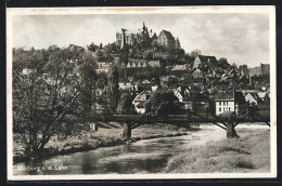 AK Marburg A. D. Lahn, Ortsansicht Vom Fluss Aus  - Marburg