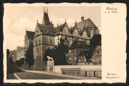 AK Marburg A. D. Lahn, Blick Auf Das Universitätsgebäude  - Marburg