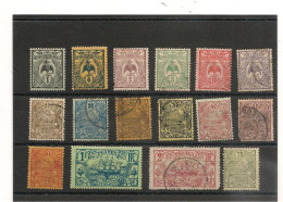NOUVELLE CALÉDONIE 1905/07 N° 88/103*et Oblitéré Cote : 26,00 € - Unused Stamps