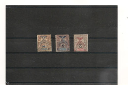 NOUVELLE CALÉDONIE 1903 N° 81-82-85 (**) Cote : 14,50 € - Unused Stamps