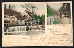 AK Gsteinach, Restauration Schwarzachtal, Gustav-Adolf-Höhle  - Sonstige & Ohne Zuordnung