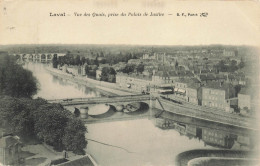 CPA Laval-Vue Des Quais Prise Du Palais De Justice-Timbre      L2892 - Laval