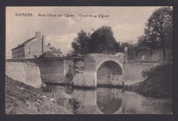 Ansichtskarte Dixmude Belgien Yser Fluss Brücke Feldpost Absender Res. Inf. - Autres & Non Classés