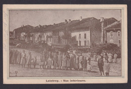 Ansichtskarte Leintrey Frankreich Dorfstrasse Passanten Einwohner Versammlung - Otros & Sin Clasificación