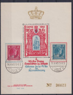 Caritas LUXEMBURG Spendenblock Grossherzogin Charlotte Briefmarken 1945 - Brieven En Documenten