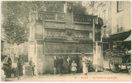 41 BLOIS. La Fontaine Louis XII. Boulangerie - Blois