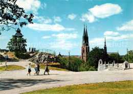 73594804 Uppsala Domkyrkan Och Gunillaklockan Fran Slottsbacken Uppsala - Suecia