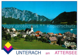 73594773 Unterach Attersee Mit Hoellengebirge Unterach Attersee - Autres & Non Classés