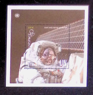 CL, Blocs & Feuillets, BLOCK, United Nations, New York, 2018, Scott Kelly During Spacewalk, Neuf - Unused Stamps