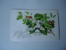 GERMANY    POSTCARDS   GREETING  INSECTS   MORE  PURHASES 10% DISCOUNT - Other & Unclassified