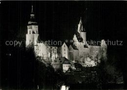 73593432 Schwarzenberg Erzgebirge Kirche Und Schloss Nachtaufnahme Handabzug Sch - Schwarzenberg (Erzgeb.)