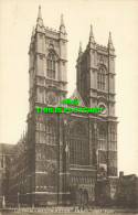 R604804 London. Westminster Abbey. West Front. C. F. Castle. Lesco Series - Autres & Non Classés