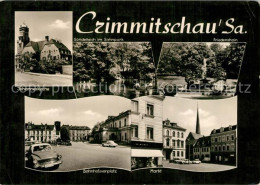 73593397 Crimmitschau Johanneskirche Bahnhofsvorplatz Markt Gondelteich Sahnpark - Crimmitschau