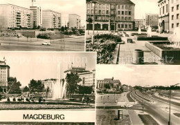 73593365 Magdeburg Hochhaus Jakobstrasse Rathaus Springbrunnen Wilhelm Pieck All - Magdeburg