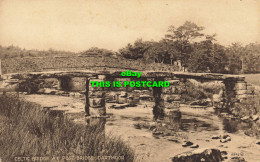 R602559 Celtic Bridge At Post Bridge. Dartmoor. 14849. Valentines Sepiatype Seri - Mundo