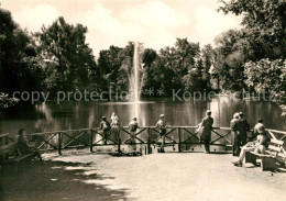 73593336 Plauen Vogtland Stadtpark Teich Fontaene Plauen Vogtland - Altri & Non Classificati