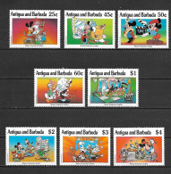 Disney Set Antigua & Barbuda 1990 Films MNH - Disney