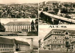 73593313 Aue Sachsen Stadtpanorama Kulturhaus Ernst Thaelmann Polytechnische Obe - Aue